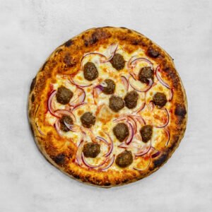 Meatball Pizza